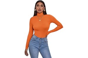 Zaif & Hari® Women's Polo Roll Neck Long Sleeve Turtle Neck Jumper - Ladies Plain Mockneck Casual Top Plus Size 8-26