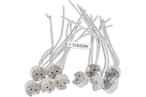 SEBSON® 10-pak GU5.3 / MR16 oprawki ceramiczne