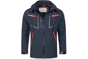 Arctic Seven Herren Softshell Jacke Funktionsjacke Outdoor Regenjacke Atmungsaktiv Fleece Innenfutter AS088