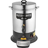 Remta R52 160 Fincan Filtre Kahve Makinesi, G&uuml;m&uuml;ş Rengi, Paslanmaz &Ccedil;elik, 2400 W, Isı Yalıtımlı Kulplar