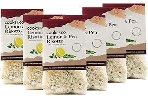 Cooks & Co Lemon & Pea Risotto 90 g (Pack of 6)
