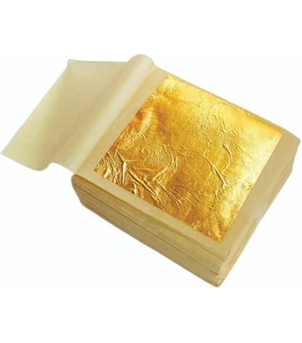 4 Bottles Decorative Gold Leaf, 3 Color Gold Leaf Cake Decorating With