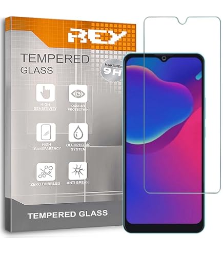 REY Pellicola salvaschermo per ZTE Blade A33s, Vetro