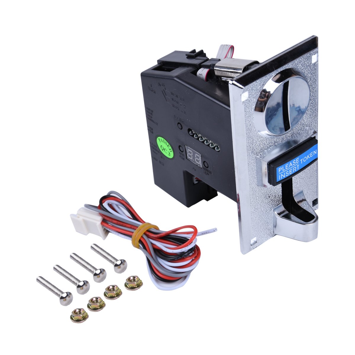 TAPDRA 6 Clases Diferentes Monedas aceptador validador para Juegos de Video Arcade Parte de máquina expendedora y fichas de Panel colector de fichas Soporte Multi Salida de señal
