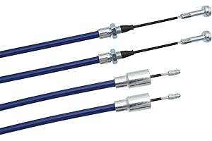 trailer parts4u Bremsseil für Knott Schnellmontage rostfrei Glocke Hüllenlänge Gesamtlänge für Knott Bremse Glocke/Pilz Bowdenzug (HL 1130mm - GL 1340mm)