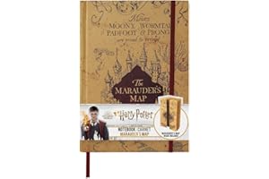 Cinereplicas Harry Potter - Notatnik z rozkładaną mapą Huncwotów - Oficjalna licencja