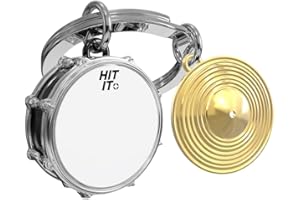 O META[L]MORPHOSE METALMORPHOSE - Porte-clés Batterie - Porte Clé Instrument de Musique - Cadeau Original Homme et Femme