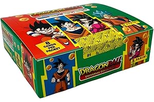 Panini Dragon Ball Z Universal Trading Cards x18 Packs, Mixed, 1