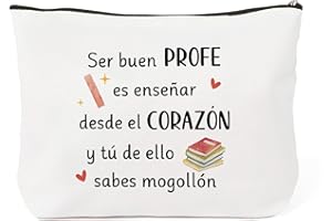 RATIFYALE Regalo para Profesora Infantil Bolsa Maquillaje Regalos para Maestras Regalo Profes Profesoras Regalos para Profesores Profesoras Primaria Profesor Maestra Aniversario Graduado Neceser Cosméticos