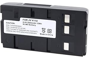 Amsahr Digital Replacement Camera and Camcorder Battery for JVC BN: V12, V12U, V11U, V14U