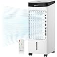 PureMate 4L Portable Air Cooler with 4 Operational Modes & 3 Speeds Cooling Fan, LED Display, Evaporative Oscillation Air Cooler with Timer