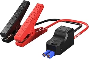 IRIHUP EC-5 Ersatz Starthilfekabel,EC5 intelligentes Starterkabel mit 8 AWG Draht, EC-5 Ersatzkabel von Einer Jumpstarter-Powerbank,für EC-5 Schnittstelle Starthilfe
