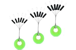 ‎AMZFISHING AMZfishing NEU Gummistopper oval oder rund in 3 Größen | Posenstopper | Stopper Angeln | Schnurstopper | Silikonstopper