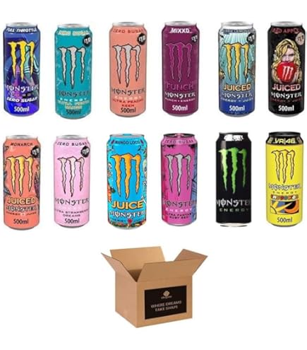 Monster Ultra Energy Zero Sugar 355ml (Pack of 24) : Amazon.co.uk