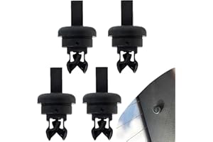 GREACESRIO Cappelliera Posteriori Clip di Fissaggio per Clio/Megane, 7705099001 8200675047, 4 pezzi Cappelliera Posteriori Clips Voiture ganci cappelliera compatibile con Clio III IV V Megane III IV