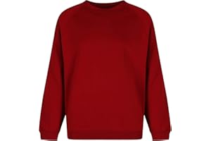 Trutex Crew Neck School Sweatshirt (1-16+ Years), Unisex School Uniform Boys and Girls, Standard Fit School Jumpers for Boys and Girls, School Sweatshirt Kids - Genuine School Uniform