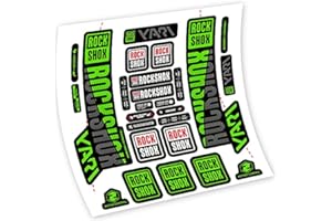 VINILOSBICI Pegatinas en Vinilo Adhesivo Compatible Horquilla Rock Shox Yari 2018