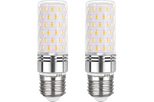 AKYNITE Lampadine LED Mais E27 12W Luce Naturale 4000K 1450LM, 84 LEDs, E27 100W Alogena Equivalente, Lampadina LED E27 Bianco Naturale per Lampada Plafoniere, non dimmerabile, set di 2