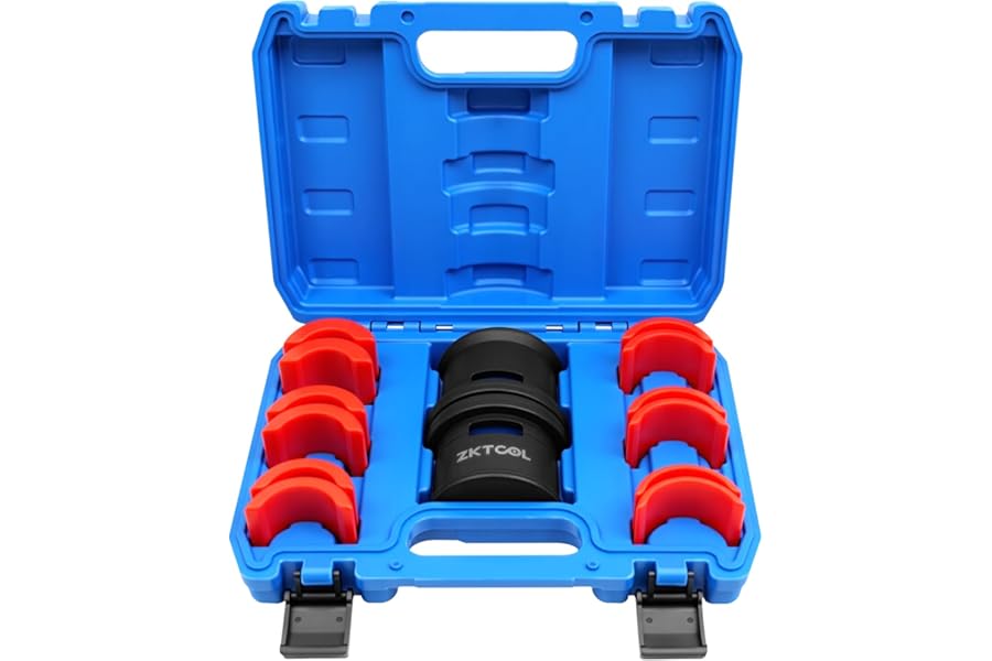 ZKTOOL 14PCS Motorcycle Shock Absorber Oil Seal Installation Tool, Motorcycle Bike Fork Seal Driver for 35MM 36MM 40MM 41MM 42MM 43MM 45MM 46MM 47MM 48MM 49MM 50MM