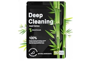 Freshmagis 50PCS Entgiftungspflaster Füße, Detox Pflaster, Detox Fußpflaster zur Entgiftung für besseren Schlaf, rein natürliche fusspflaster zum entgiften, Deep Cleansing Foot Pads, Detox Patches
