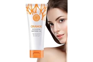 BIZZICO Gel Peeling para Rostro | Exfoliante facial iluminador en gel Orange Peeling para mujer | Exfoliante facial nutritivo profundo, exfolia suavemente y calma, desvanece las manchas de la piel, Gimocool