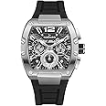 Tornado Xenith Men's VX9J,High Precision Japanese Quartz Movement Watch, Multi Function Display and Premium Flexible & Durable Silicone Strap - T23105-SSBB, Black