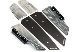 HEIGOAL Modifizierte Motorradpedale passend für Honda Forza300 FORZA 300350 FORZA 250125 2017-2022 2023 (Titan)