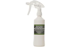 Biteback Products 'Sweet Relief Quick-Silver' Spray - Itchy Horse & Dog Skin - Deep Cleans - Antiseptic - Antibacterial - Purple Spray alternative - 500ml spray