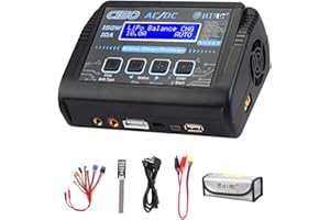 Haisito Balance Ladegerät Entlader High Power 150W 10A AC/DC, Multi-Ladegerät für LiPo NiCd Li-Ion Li-Fe NiMH LiHV PB Smart Batterie