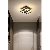 Rent Modern Design Black Color Living Room - Kitchen - Hall White Led 2 Li Chandelier (Black)