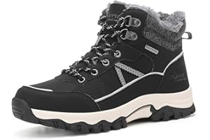 Ripord Damen Winterschuhe Winterstiefel Warm Trekking Wanderschuhe Schneestiefel