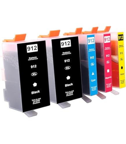 colorfly 912XL Multipack Patronen Kompatible mit HP 912 912 XL Druckerpatronen für HP OfficeJet Pro 8022 8024 8020 8023 Patronen OfficeJet 8012 8014 8010 8015 8017, 4er-Pack