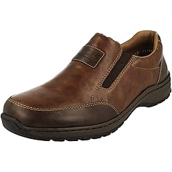 Rieker HEREN Sneakers 05363, Mannen Lage Sneaker,lage schoen,straatschoenen,vrije tijd,sportief,Zwart (schwarz / 00),46 EU / 11 UK : Rieker