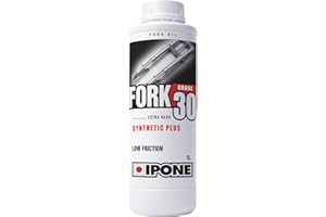 IPONE - Aceite para Horquilla Moto - Fork 30 - Semisintético - Anti-Fricción y Anti-Emulsión-Listo para Usar- 1 Litro