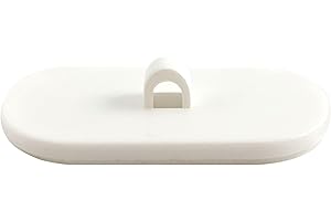 KS24 Products Klebeösen oval weiß | mit Schaumklebepunkt | NICHT ablösbar | 5, 20 oder 100 Stück | Zum Aufhängen von Werbeschildern, Deko etc. / 5 Stück