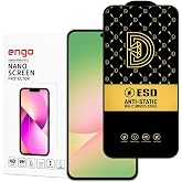 Engo Samsung Galaxy A56 İle Uyumlu Ekran Koruyucu Antistatik 9h Temperli Kırılmaz Cam, Toz Tutmayan Parmak İzi &Ouml;nleyici, 5d T