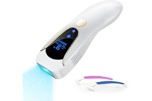 AMINZER Épilateur Lumière Pulsée avec Point de Congélation, IPL Épilateur Laser avec 9 Niveaux D'énergie, 2 Modes et 999,900 Flashes pour Femme et Homme, Visage, Corps, Bikini, Aisselles…