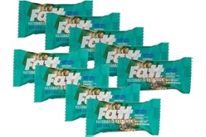 Fatt Almond & Coconut FattJacks - 9 x 40g Keto Bars - 100% Natural - 3g Carbs - Zero Sweeteners - Prebiotic Fibre - Ketogenic Breakfast - Low Carb Flapjack Keto Snack Breakfast Bar - FattBar