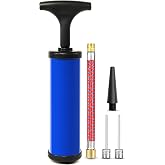 Telvesse Multi-Purpose Ball Pump Portable Multi-Purpose Hand Pump That Can Inflate Bicycles and All Balls