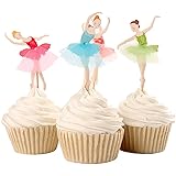 Made4you Lot De 24 Decorations Comestibles En Forme De Silhouettes De Danseuses Ballerines Ballerines Pour Gateaux Amazon Fr Cuisine Et Maison