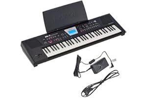 Teclado de acompañamiento Roland BK-3 — Teclado autónomo y portátil con sistema de sonido integrado, negro
