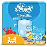 Sleepy 4 Numara Maxi Mayo K&uuml;lot Bez (1 x 20 Adet)