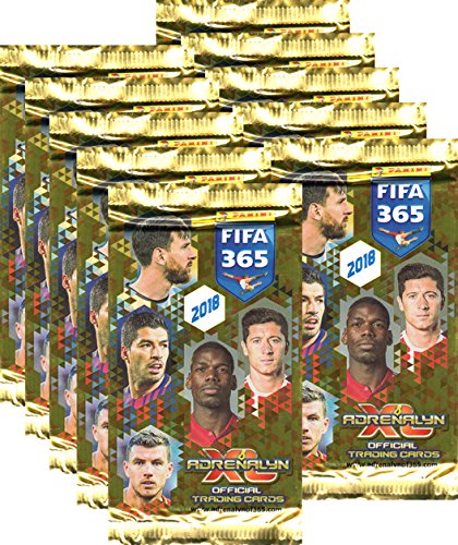 Preisvergleich Produktbild Panini FIFA 365 - 2018 Adrenalyn XL (10 Booster)