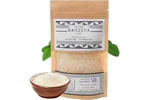 GENÉRICO Grecka Mastiha 100% Pure z Wyspy Chios - Probiotyki jelitowe - Piłka żołądkowa - Guma bez cukru, Kadzidło naturalne - Różnorodne zastosowanie w kuchni - Mastiha Pure od Greckich Rolników (50 G)