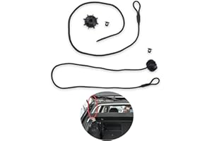 VDFJEK 2pcs Parcel Shelf String, Car Interior Rear Parcel Shelf String, Car Rear Rack Attachment Straps, Parcel Shelves Holding Cord, Cover Strap Cord Hanging Rope, Cord Hat Shelf Retaining Straps