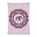 Produktbild Finether indischer Wandteppich Wandbehang Mandala Elefant Tuch Wandtuch Gobelin Tapestry Goa Indien Hippie-/ Boho Stil als Dekotuch /Tagesdecke indisch orientalisch psychedelic bunt 215 x 150 cm FT-194