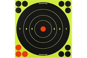 BIRCHWOOD CASEY 8" Bull's-Eye Target-30 Targets, Shoot-N Occhio di Bue, 20,3 cm, 30 bersagli Unisex, Multicolore, Taglia Unica