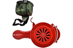 SYH&AQYE Alarma de Manivela, Manual Defensa Aérea Portátil Sirena, Desmontable Alarma Móvil con Bolsa de Almacenamiento para Fábricas, Unidades Militares, Prevención de Inundaciones, Escuelas