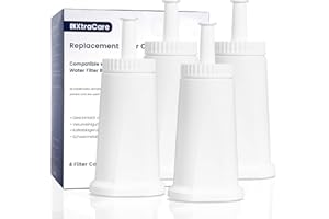 XtraCare Filtres à Eau pour Sage Machine à Café, Sage Barista Express Filtre Compatibles avec BES008/BES810/SES875/SES880/SES9890/SES990 (Lot de 4)