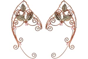 Lurrose 1 Pair Elf Ear Cuff Fairy Crawler Climber Earrings Wrap Ear Clip Wrap Cuff Elf Earrings Jewelry for Women and Girls